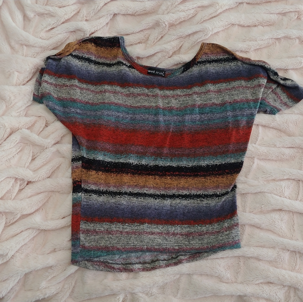 Wet seal crop top